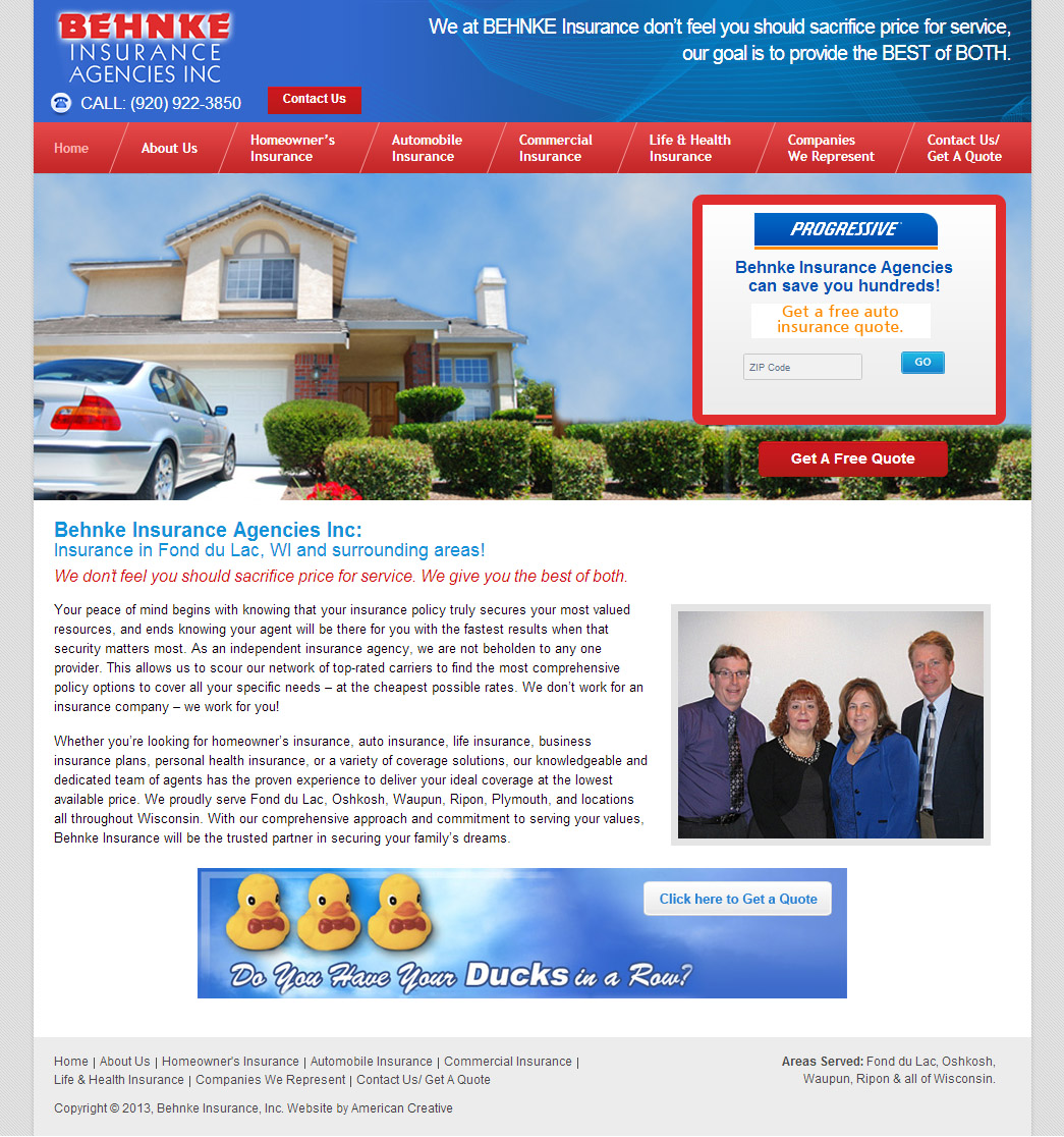 Insurance Website Examples
